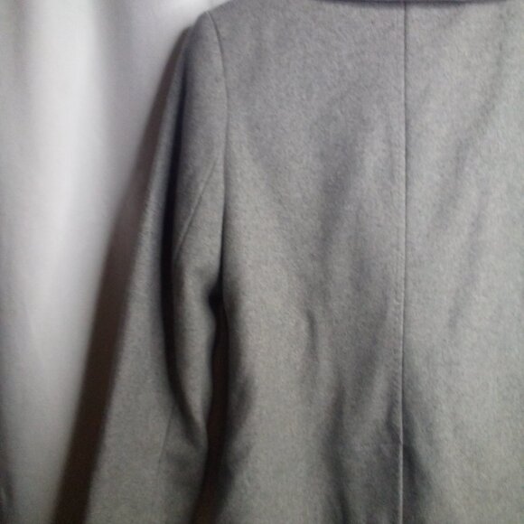 Merona Jacket S Women Blazer Button Wool Blend Gray - Picture 3 of 16